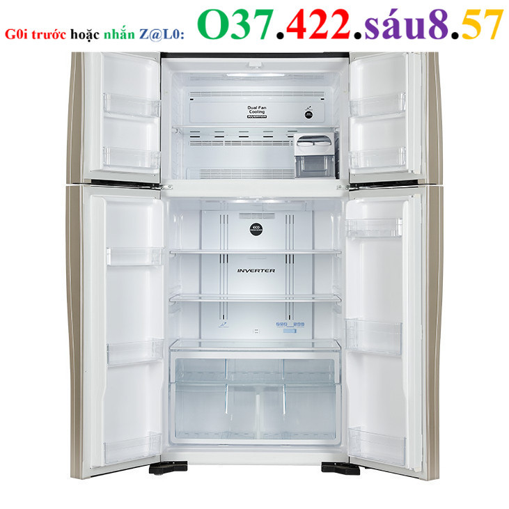 R-FW650PGV8 GBK - Tủ lạnh Hitachi Inverter 509 lít Multi Door R-FW650PGV8 GBK -