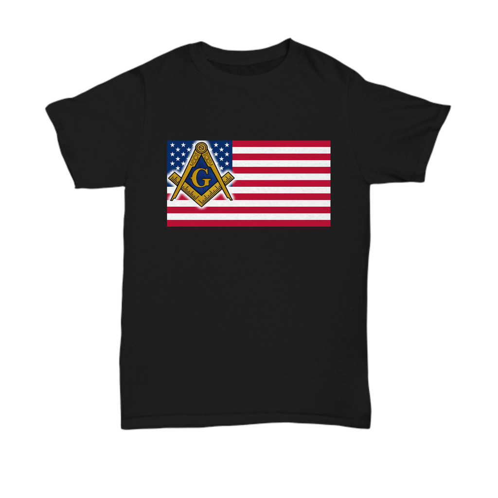 Áo sơ mi Masonic - Biểu tượng cờ Freemasonry Lodge Brotherhood Tee