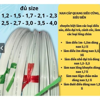 Nan cáp quang 1Kg Cả trăm mét tùy size - Làm diều làm lồng