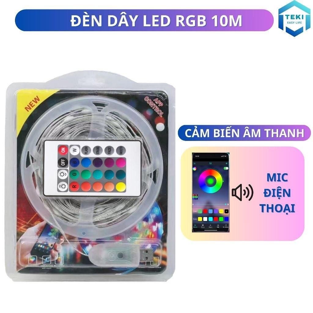 Bộ dây Led đuổi ARGB 10-20m 5v nháy theo nhạc , chống nước chỉnh khiển + app điện thoại