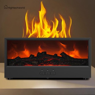 Máy khuếch tán hương liệu lò sưởi Dynamic Flame 150ml Máy tạo độ ẩm phun sương mát siêu âm 7 màu Đèn ngủ LED Máy khuếch tán lửa [Hightechworld.vn]