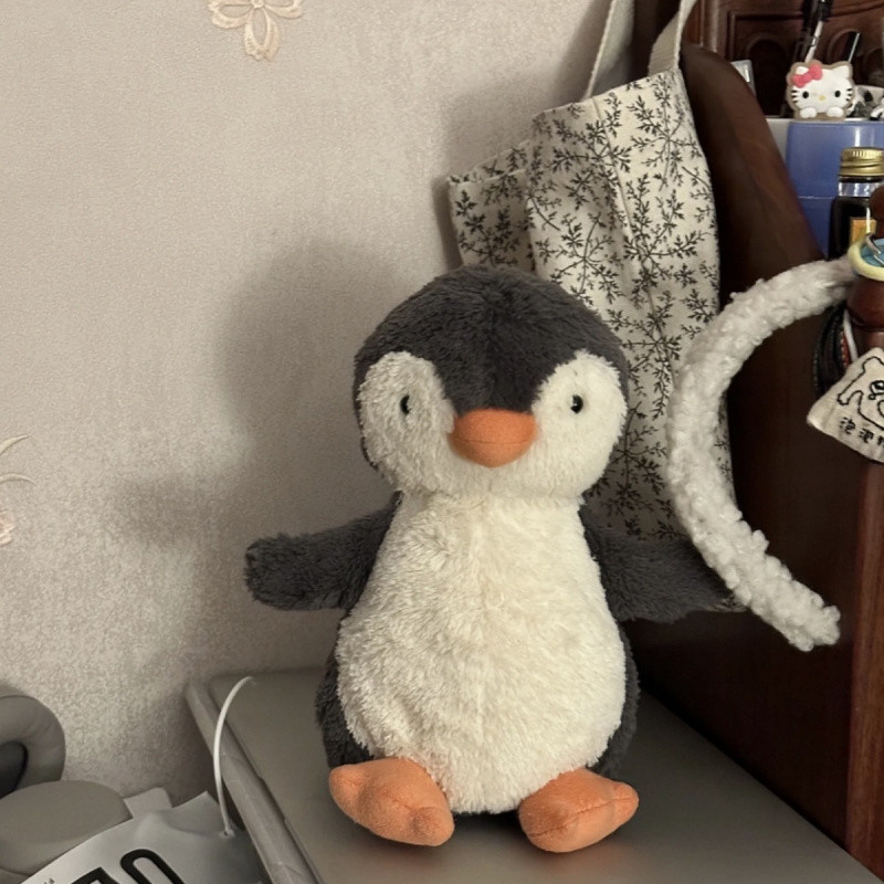 [Hàng có sẵn] Đồ chơi nhồi bông JC Peanut Penguin | Búp bê chim cánh cụt nhồi bông dễ thương | Đáng 