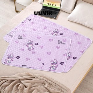  UUMIR Thảm nước tiểu cho bé Tấm lót giường chống thấm nước thoáng khí Vải mềm Tấm lót kinh nguyệt hoạt hình dễ thương cho trẻ mới biết đi 
