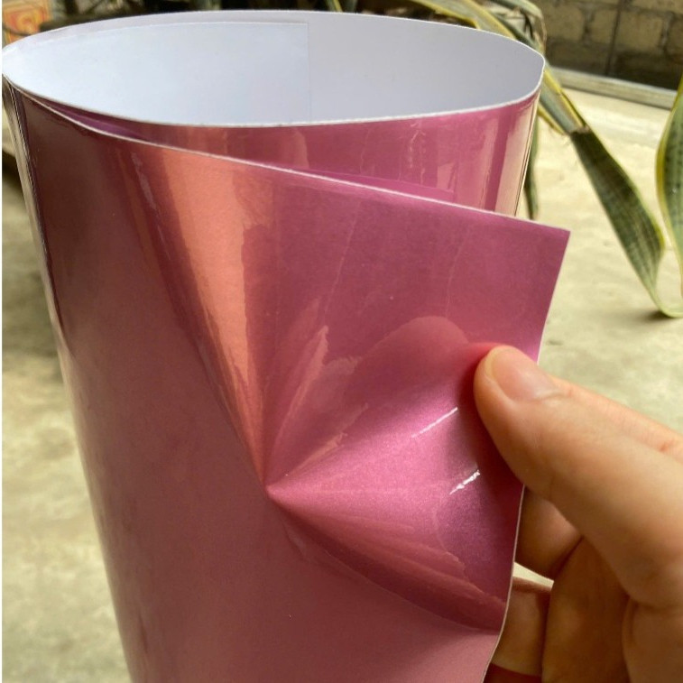 Decal Dán Xe - Decal Candy Màu Hồng Phấn Cao Cấp Dán Trang Trí Xe Máy, Ô tô - Decal Dán Xe Máy.