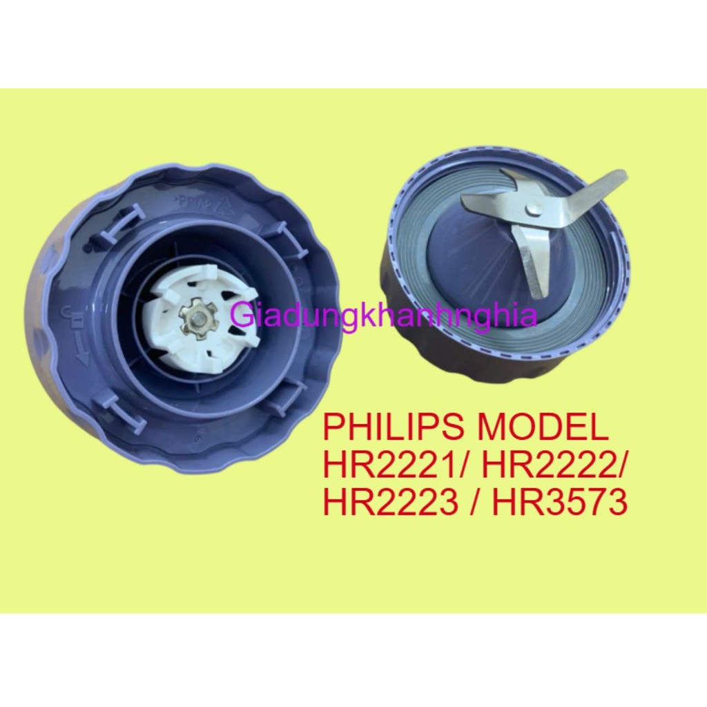 (PHỤ KIỆN thay thế ) DAO SINH TỐ MÁY XAY PL MODEL HR2221/ HR2222/ HR2223 / HR3573