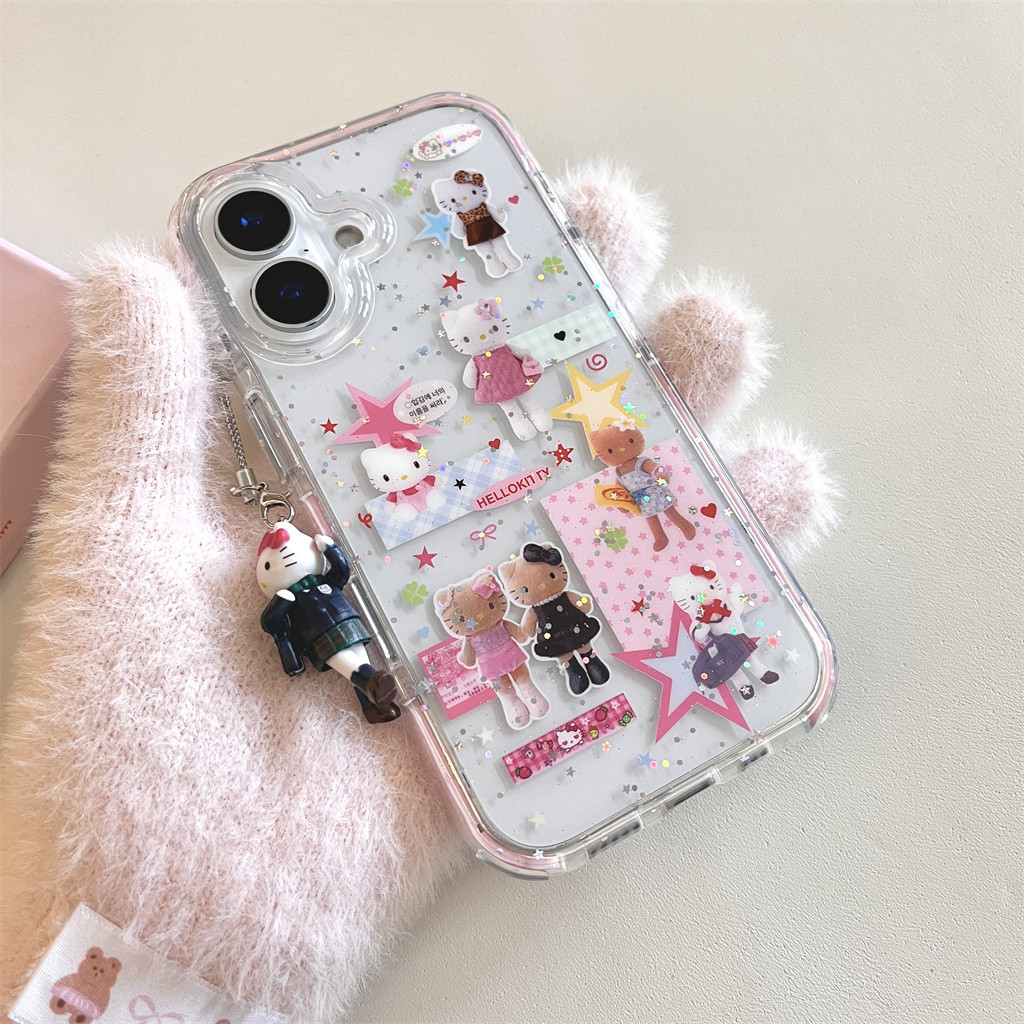 Dành cho iphone Case 16 Pro Max 15 Pro Max 14 Pro Max KT Vỏ điện thoại KT chân dài