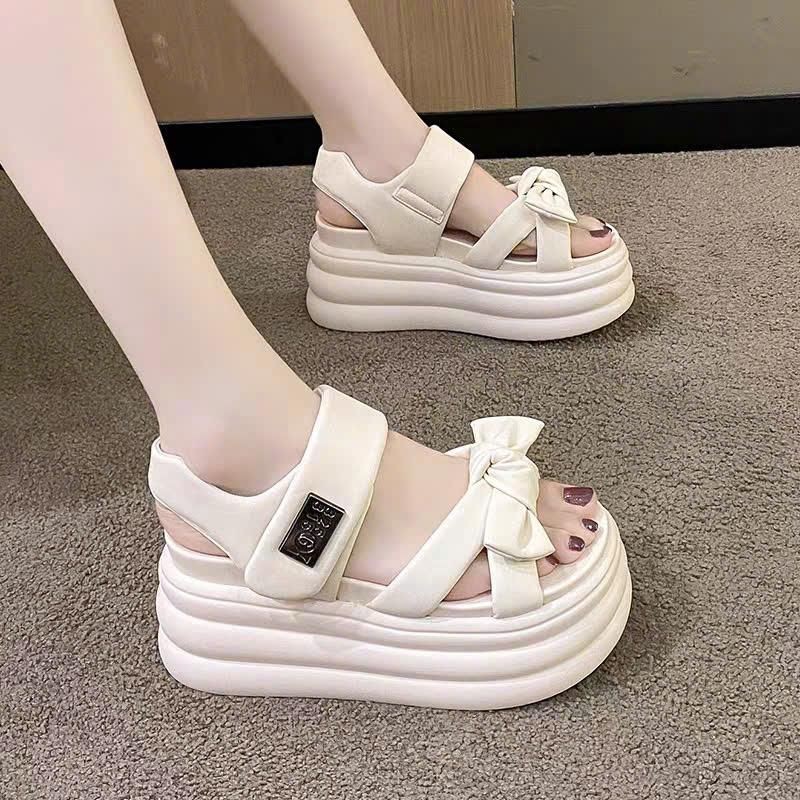 SANDAL BM NƠ THẮT 7CM DÒNG HÀNG CAO CẤP XXC TT IINNBB