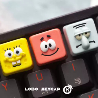   HỎA TỐC HN - HCM  Keycap Artisan SpongeBob SquarePants | Keycap Custom Bàn Phím Cơ Chất Liệu Resin cao cấp 