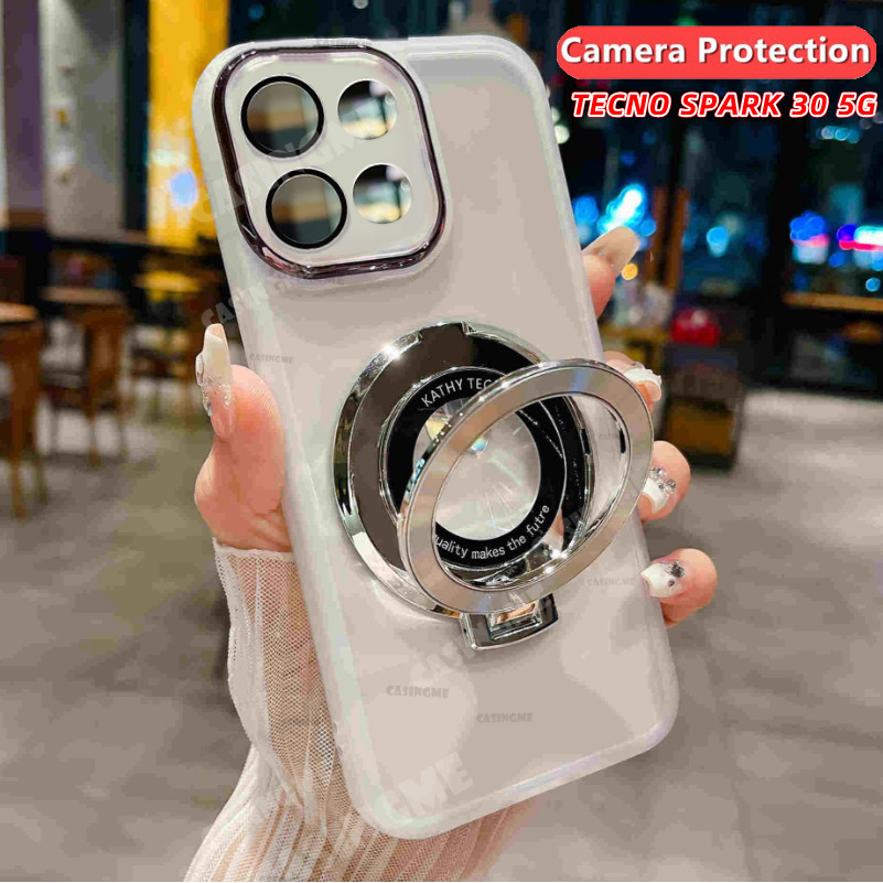 Tecno Spark 30 5G 2024 Vỏ Đứng Từ Tính Cho TECNO Spark30 30Spark Spark 30 30C 30 C 4G 5G 2024 Giá Đỡ