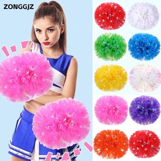 Zonggjz Giá Rẻ Thiết Thực Pompoms, 32 * 30cm Trò Chơi 9 Màu Pompoms, Chất Lượng Cao Áp Dụng Cho Khiêu Vũ Thể Thao Cổ Vũ