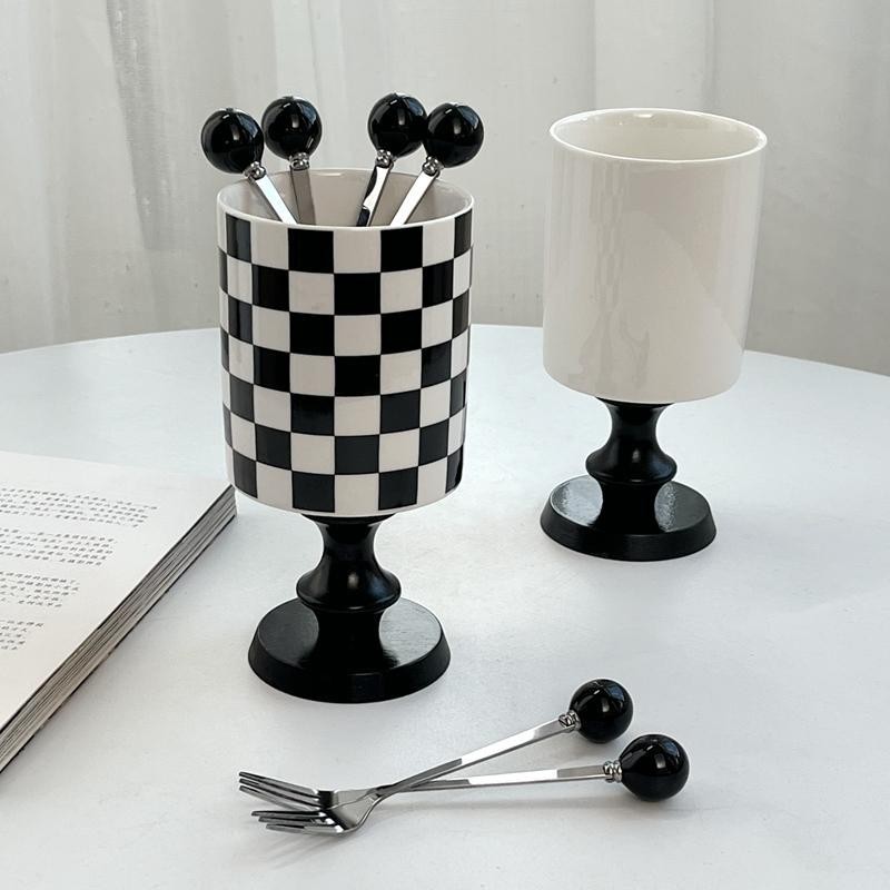 Cao Cấp Phong Cách Retro Nĩa Trái Cây Giá Trị Cao Cấp Thìa Bộ Cao Cấp Món Tráng Miệng Bánh Nĩa Trái 