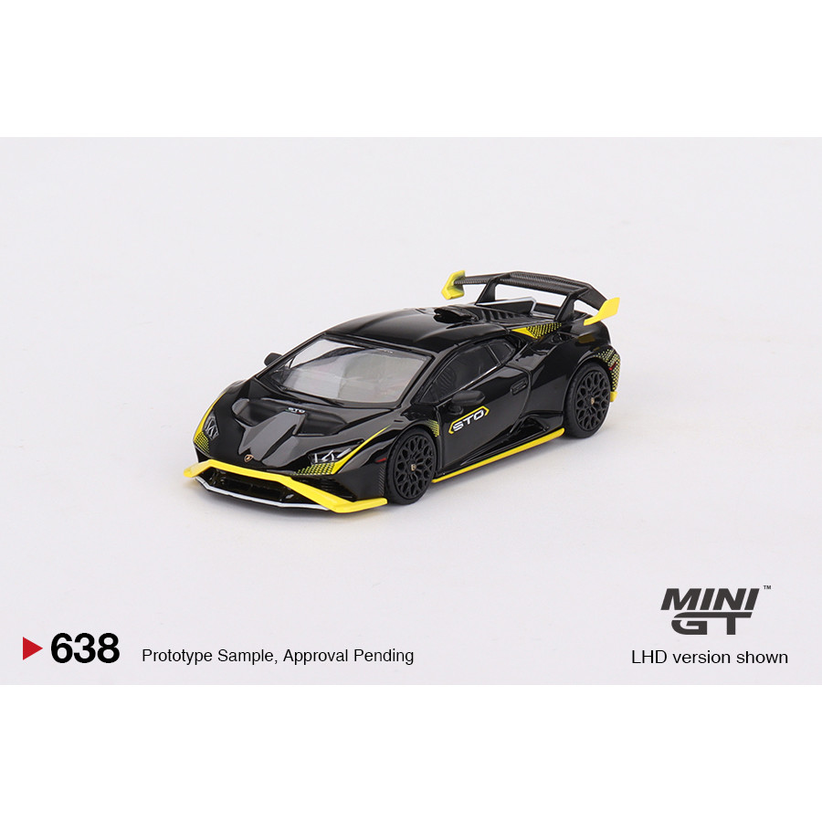 MINIGT 1: 64 Lamborghini Huracan STO Đen Vàng 638