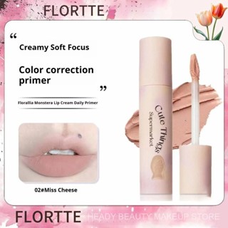 Flortte Son kem dưỡng môi Bánh Sữa flortte son lót mờ mờ Son môi mờ Son môi trang điểm môi kamh