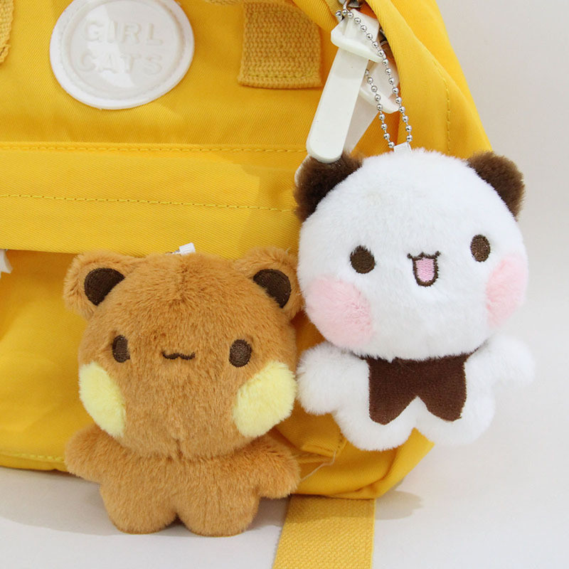 Bubu Và Dudu Panda Yier Sang Trọng Móc Khóa Đồ Chơi Hoạt Hình Dễ Thương Gấu Plushie Búp Bê Mềm Nhồi 