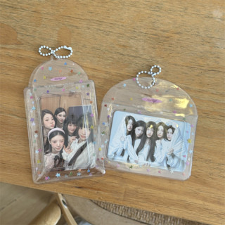  Ins Trong Suốt Nhiều Màu Sắc Ngôi Sao Album Thẻ Nhỏ Polaroid 10cm Đựng Thẻ Mặt Dây Chuyền Trường Thẻ Bữa Ăn Hiển Thị Lưu Trữ 