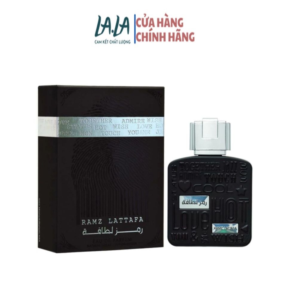 [Hỏa Tốc HCM] Nước hoa nam Lattafa Ramz Silver EDP 100ml