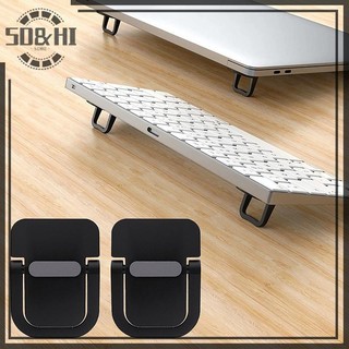 SD&HI 1 Đôi Chân Di Động Mini Cho Macbook Pro Huawei Xiaomi Notebook Đế Nhôm Dụng Cụ Hỗ Trợ Giá Đỡ Laptop Tản Nhiệt Cho Giá Đỡ Bàn Phím (vn)