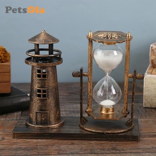 Petsola Ngọn Hải Đăng Đồng Hồ Cát Hẹn Giờ Trang Trí Tháp Canh Tượng Sáng Tạo Cát Cho Bàn, Văn Phòng, Trường Học, Quà Tặng Năm Mới