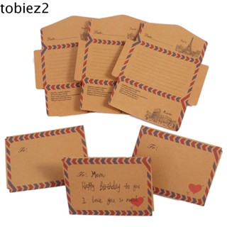 Tobiemi Phong Bì Giấy Kraft Vintage Trường Văn Phòng Cung Cấp Notepad