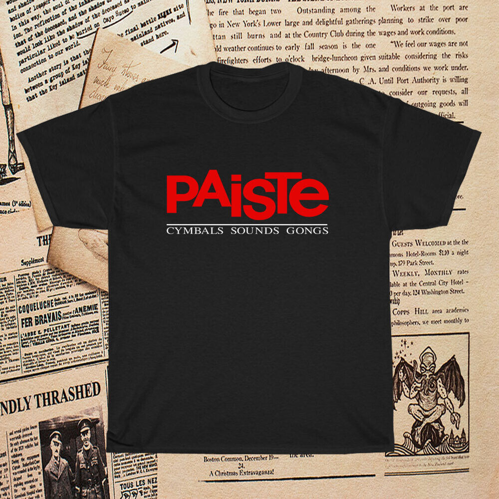 Áo thun nam Paiste Cymbals Logo mới ngộ nghĩnh