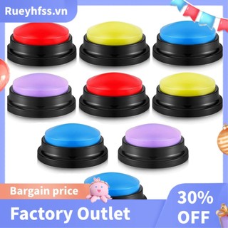 8 CHIẾC Trả lời Buzzers Nút Trả lời Trò chơi Buzzer Thể hiện nút ghi lại Lớp học Buzzers cho đội Giáng sinh