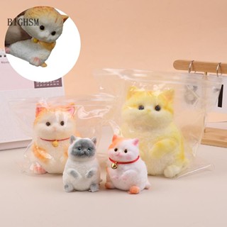 Bighsm 1 Mini Mèo Trang Trí Handmade Silicone Dễ Thương Mèo Con Siêu Mềm Taba Squishy Mochi Giảm Căng Thẳng Fidget Đồ Chơi Martijn