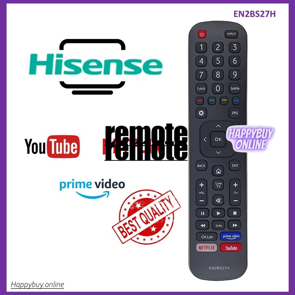 Điều khiển từ xa TV thông minh Hisense Android EN2BS27H Hisense Google Play Netflix Android TV Remot