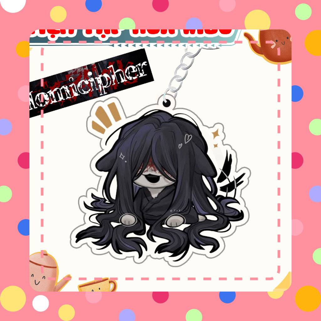 Móc Khoá Keychain Acrylic Game Homicipher Mr Crawling Mr Scarletella Chibi Cute Dễ Thương