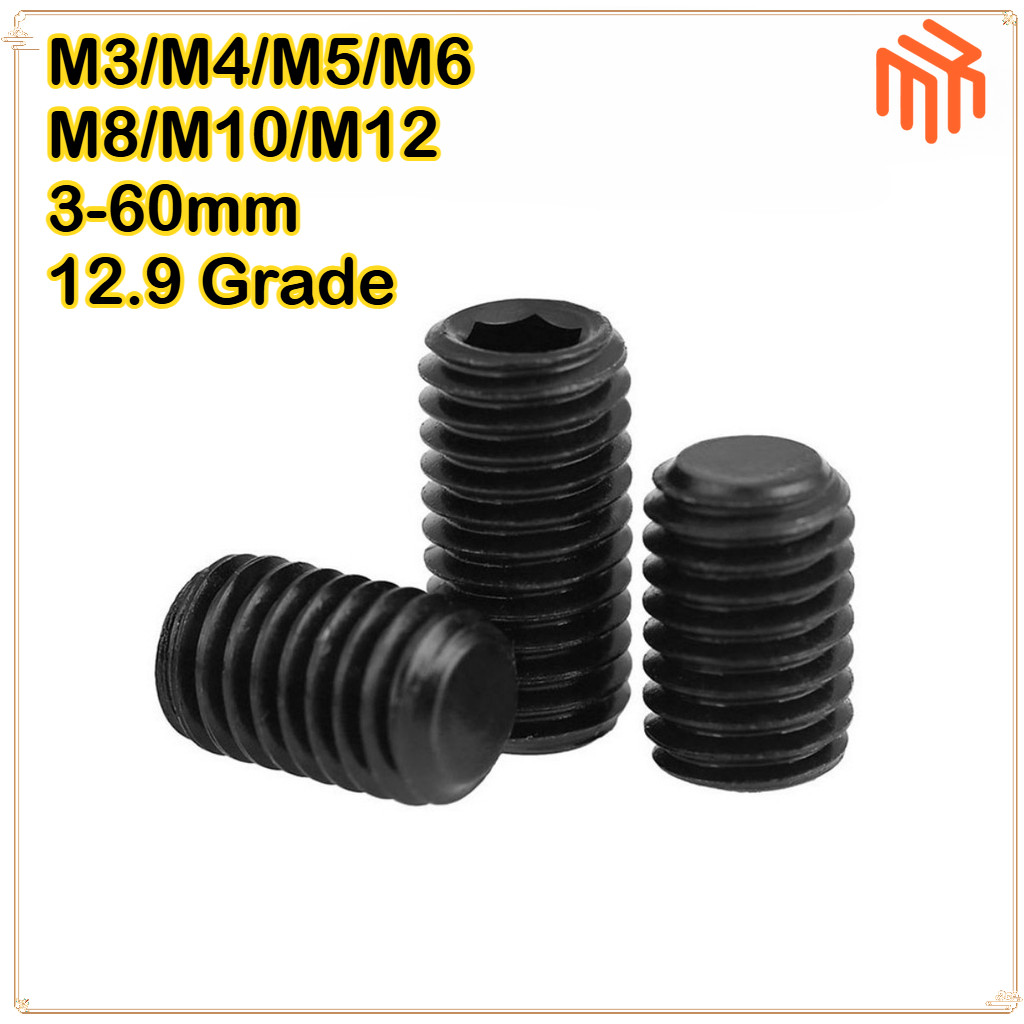 [MX1] Vít trí lục giác chìm thép đen - M3 - M12  Ốc cấy lục giác âm các loại/trí lục giác/vít cấy/ví