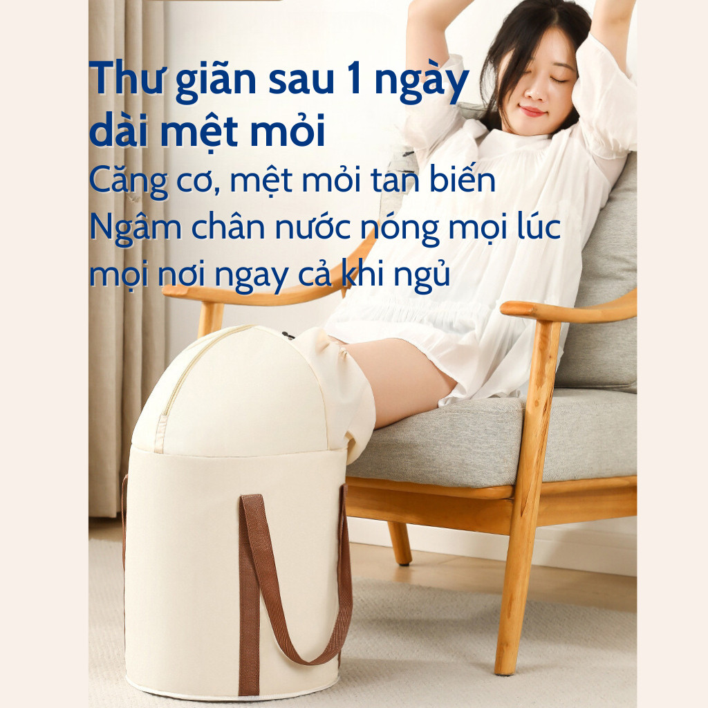 Túi Ngâm Chân Gấp Gọn Giữ Nhiệt