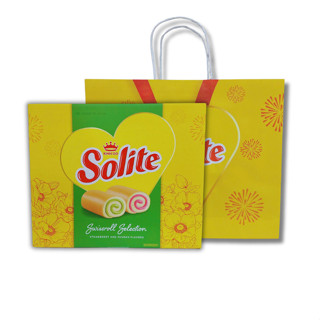 Bánh Kinh Đô Bông Lan Solite Hộp Cứng Tết 2025 Hộp 324g - Hàng Chính Hãng