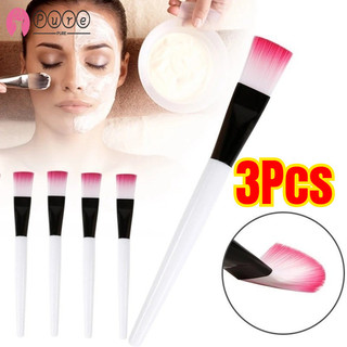 1 / 2 / 3 Bộ dụng cụ chuyên nghiệp đa năng kép - Bàn chải mặt nạ màu cam mềm 140mm & Nhíp có rãnh 16cm, Vật liệu không độc hại chống bụi để sử dụng trên da mặt / ẩm thực