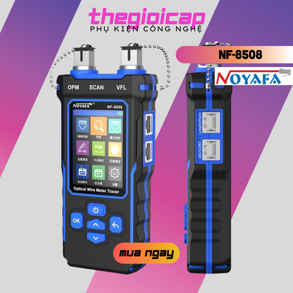 Máy Test Mạng Đa Năng 9 Trong 1 Noyafa NF-8508