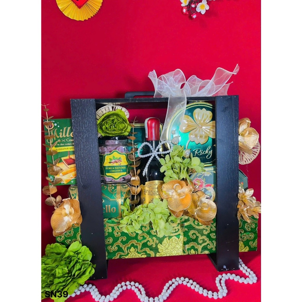 Set giỏ quà biếu tặng ngày Xuân Tài Lộc Thịnh Vượng SN39