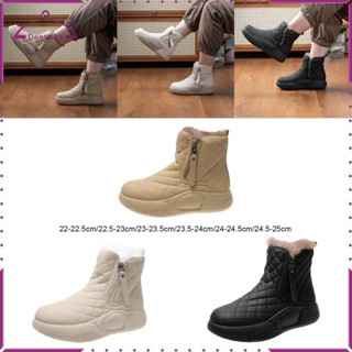 Giày Bốt Tuyết Mùa Đông Nữ Chống Thấm Nước Ấm Lót Giày Ngắn Thời Trang Chống Trơn Trượt Thoải Mái Cho Đi Bộ Hiker Nữ