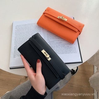 Túi Andy cùng kiểu, túi đựng thẻ, túi một chiếc, Túi cầm tay dài đơn giản đa chức năng bạch kim mẫu mới 2024 cho nữ