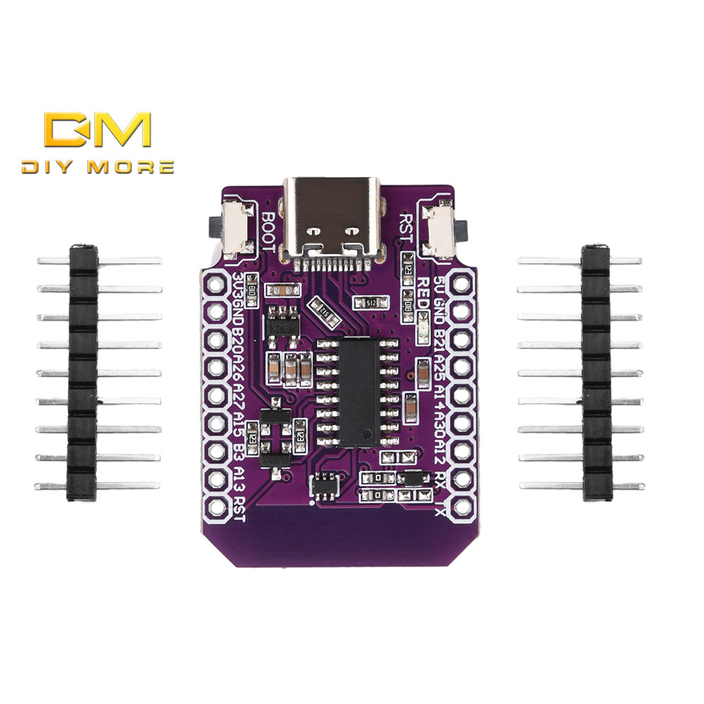 Diymore Mini Bw16 Ban Phát Triển Rtl8720Dn Băng Tần Kép Wifi Bluetooth Ble Module Ch340