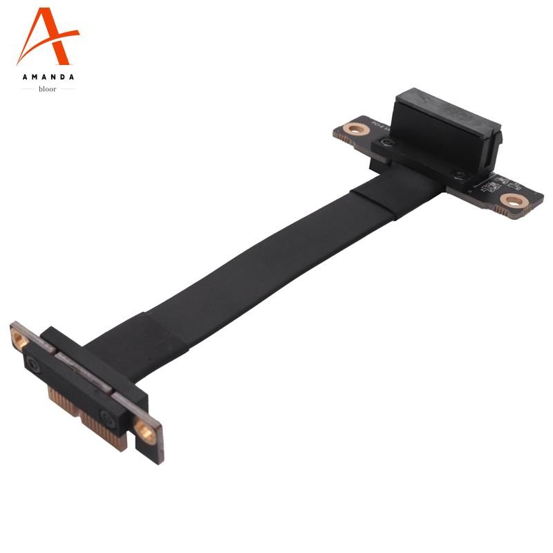 Cáp nâng PCIe X1 Dual 90 độ Góc phải PCIe 3.0 X1 sang X1 Cáp nối dài 8Gbps PCI Express 1X Riser Card