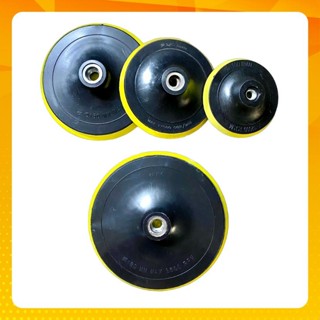 Đĩa chà nhám gỗ đế nhám nhựa tròn đánh bóng tự dính gắn máy khoan máy mài cầm tay độ dính cao bền bỉ