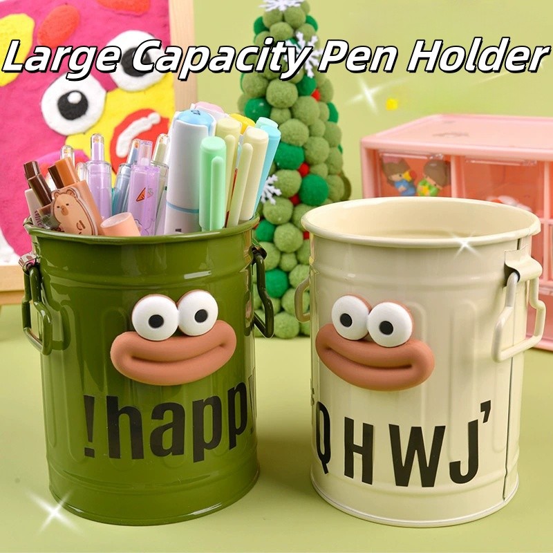 Kawaii Xúc Xích Miệng Tròn Đựng Bút Chì Văn Phòng Để Bàn Bút Cốc Hộp Đựng Bút Người Tổ Chức Hộp Đựng