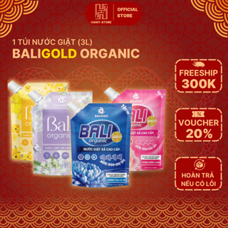 Nước Giặt Xả Túi Baligold Organic công nghệ Hàn Quốc 3 Lít, Hương Thơm Dịu Nhẹ, Đậm Đặc, Lưu Hương Lâu