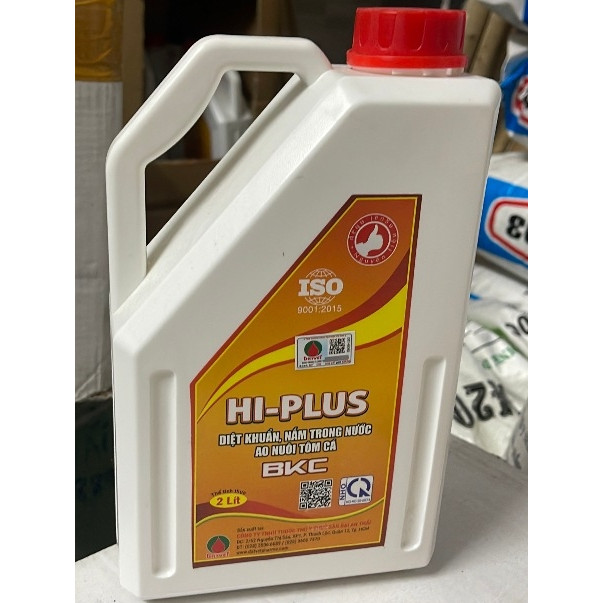 BKC 80 Benzalkonium Chloride – Sát trùng tôm cá, xử lý nước ao – Can 2 lít đậm đặc