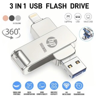 Ổ đĩa flash Pendrive xoay tốc độ cao 3 trong 1 kim loại 2TB 1TB iXpand Drive hình ngón tay cái