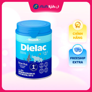 Sữa bột Dielac Grow Plus 1+ (sữa non) 850g (1 - 2 tuổi) dành cho trẻ suy dinh dưỡng, thấp còi - Giao bao bì ngẫu nhiên