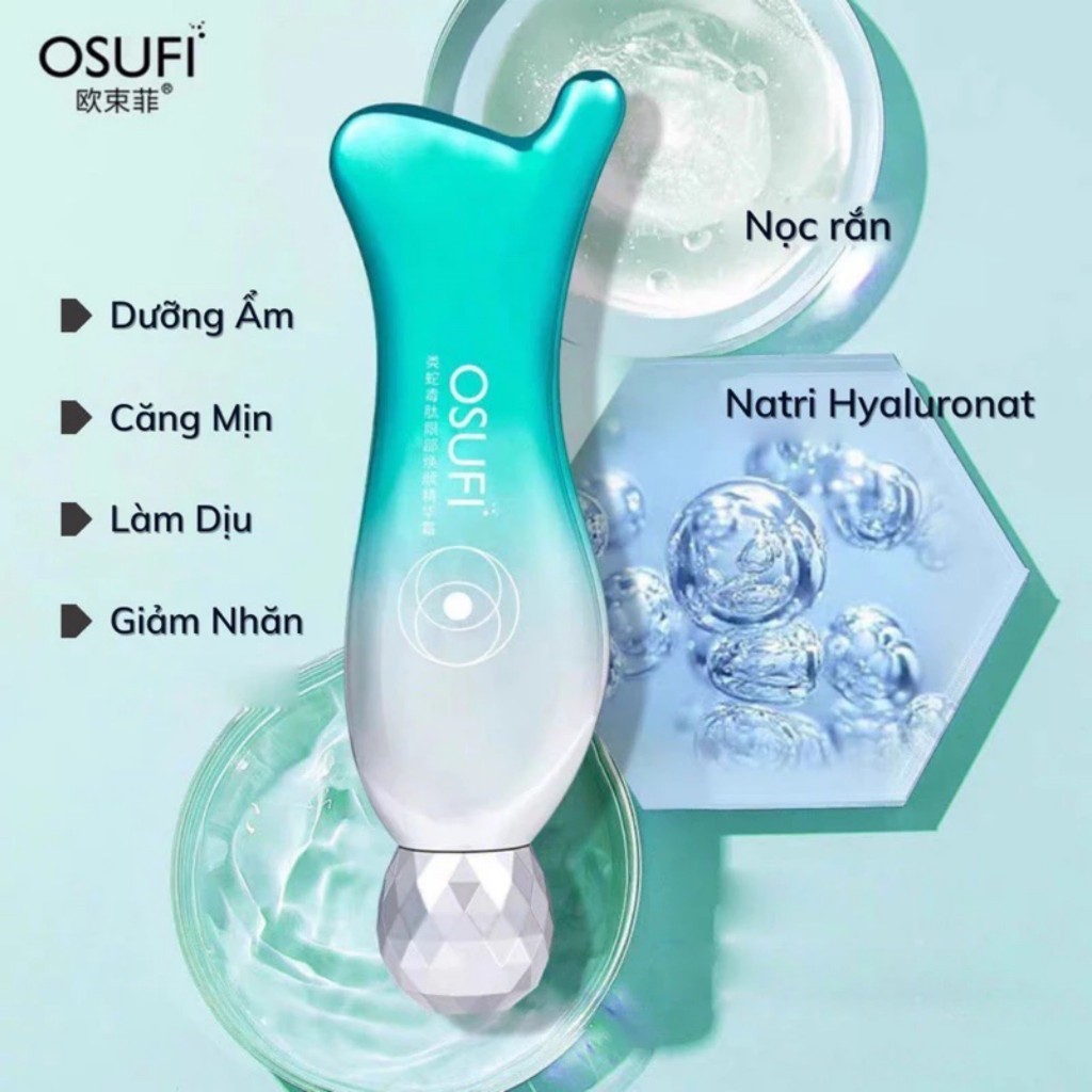 Kem dưỡng mắt OSUFI - Thanh lăn mắt OSUFI giảm thâm quầng mắt mờ nhăn, dưỡng ẩm, chống lão hóa, dưỡng sáng, tan bọng mắt