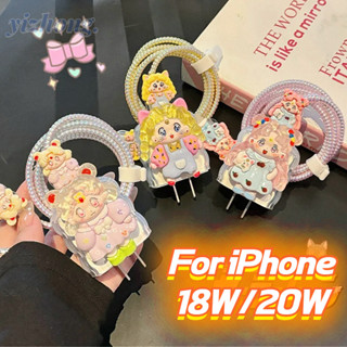 Ốp Sạc Cho iPhone 18W / 20W Sáng Tạo Dạ Quang Dễ Thương Thủy Thủ Mặt Trăng Thiết Kế Bảo Vệ Sạc Dòng Dữ Liệu Xoắn Ốc Bọc Cáp Cắn Mềm Bao Da Để Làm Sáng Android Mirco-USB Type-C