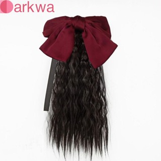 Darkwa Trẻ Em Xoăn Đuôi Ngựa Tóc Giả Fasion Tự Nhiên Hàng Ngày Bé Gái Công Chúa Trẻ Em Quà Tặng Sinh Nhật Dài Ngọt Ngào Tóc Nối Dài