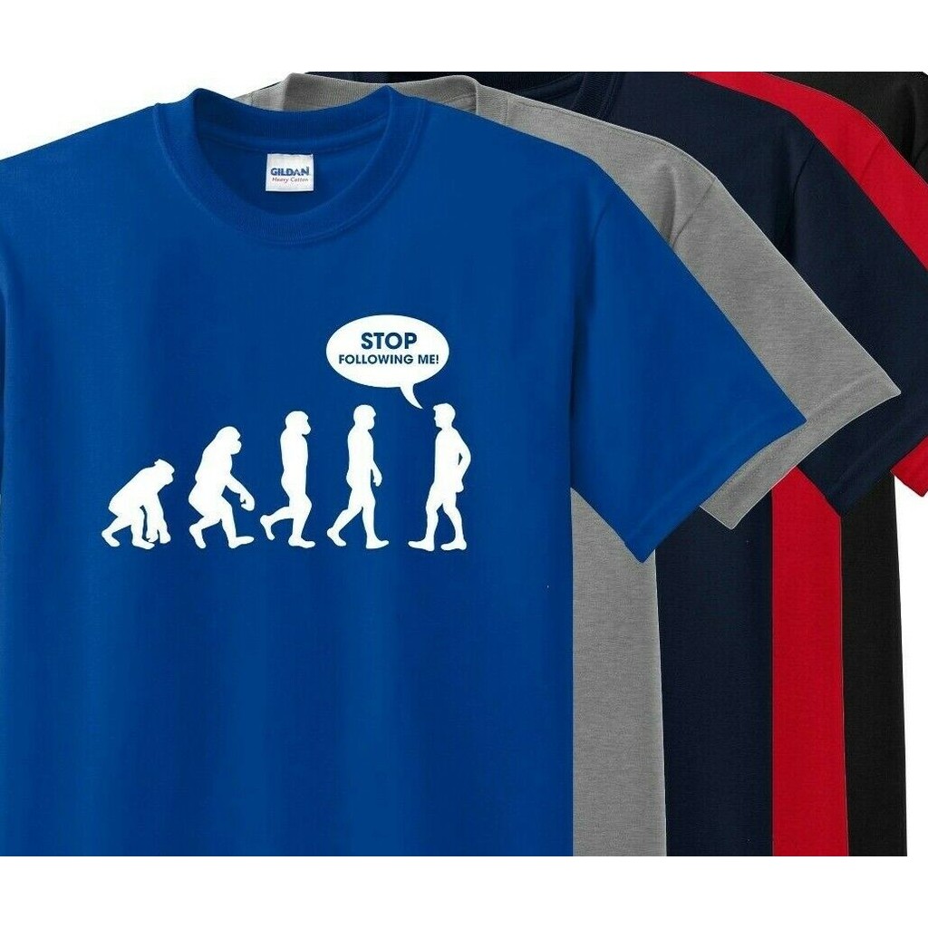 Evolution Stop Follow Me - Áo thun ngộ nghĩnh /