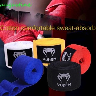 Augustine 1 Cặp Dây Đeo Bảo Vệ Tay, Dây Đeo Đấm Bốc Cotton Co Giãn, Phụ Kiện Quyền Anh 2 Cuộn 1.5M Bảo Vệ Băng Đấm Bốc Bọc Quyền Anh