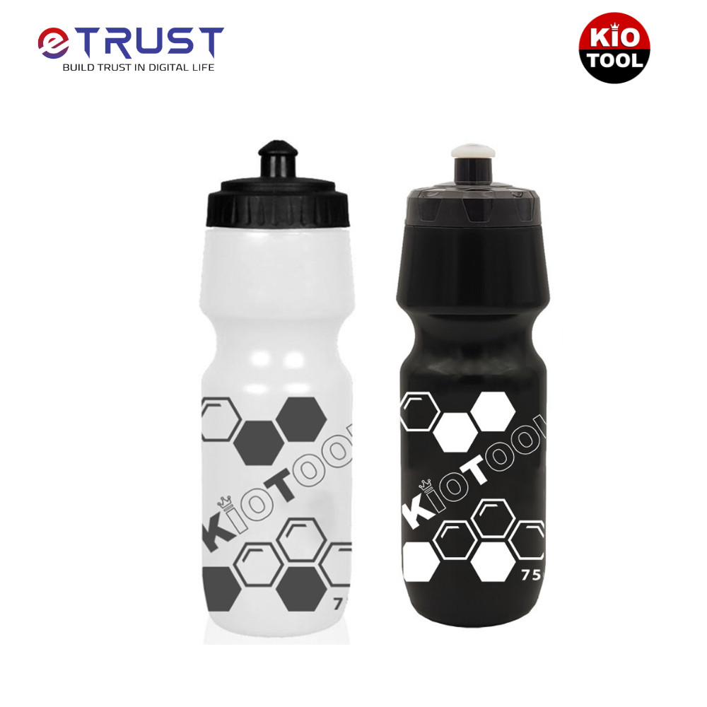 Bình nước xe đạp Kiotool 750 ml nhựa